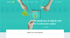 Desktop Screenshot of driebit.nl